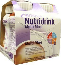 Afbeelding van Nutridrink Multi fibre chocolade 200 ml 4 stuks