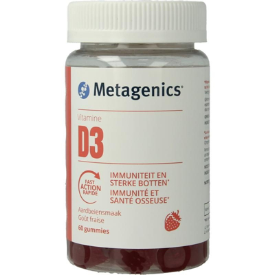 Afbeelding van Metagenics Vitamine D 1000IU NF 60 gummies