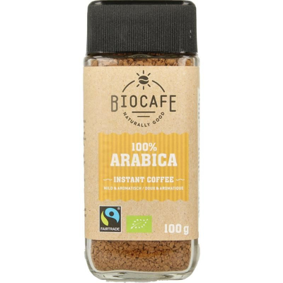 Afbeelding van Biocafe Instant Koffie Bio, 100 gram