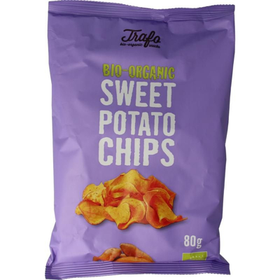 Afbeelding van Trafo Chips zoete aardappel bio 80 g