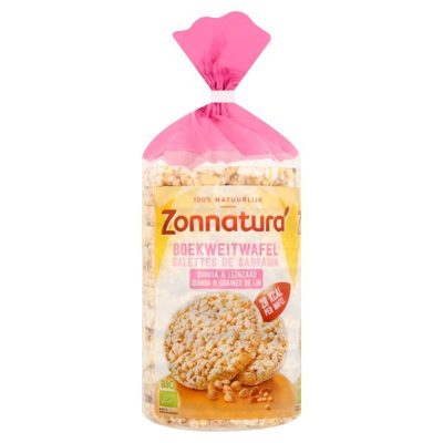 Afbeelding van Zonnatura Boekweitwafels met quinoa 100 g