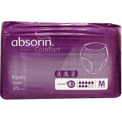 Afbeelding van Absorin Comfort pants super Medium tot 105 cm 18 stuks