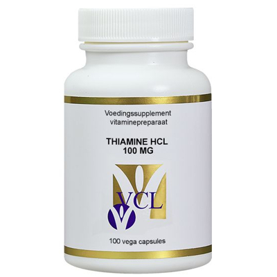 Afbeelding van Vital Cell Life Thiamine Hcl 100 Mg, Veg. capsules