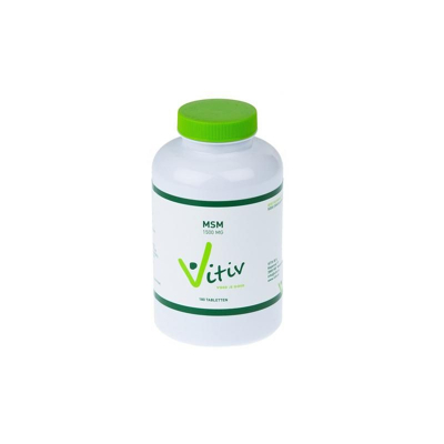 Afbeelding van Vitiv MSM 1500 mg 180 tabletten