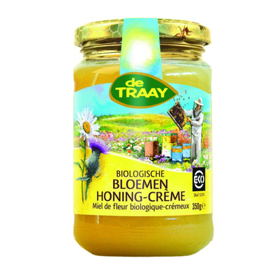 Afbeelding van Traay Bloemen Honing Creme Bio, 350 gram