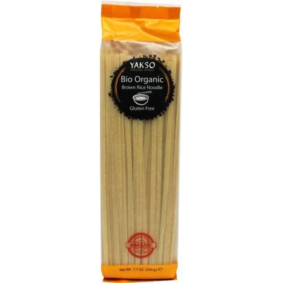 Afbeelding van Yakso Rice noodle bruin 220 g