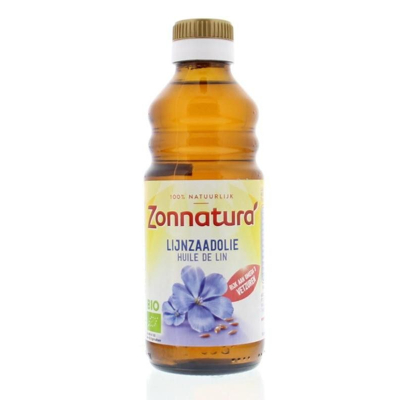 Afbeelding van Zonnatura Lijnzaadolie bio 250 ml