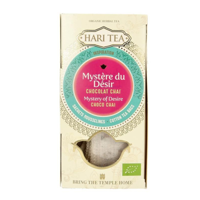 Afbeelding van Hari Tea Choco chai mystery of desire bio 10 stuks