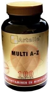 Afbeelding van Artelle Multi a z 100 tabletten