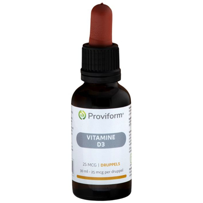 Afbeelding van Proviform Vitamine D3 25mcg Druppels, 30 ml
