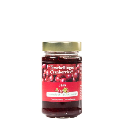 Afbeelding van Terschellinger Cranberry Jam Broodbeleg Eko Bio, 250 gram