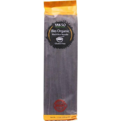 Afbeelding van Yakso Rice noodle zwart 220 g