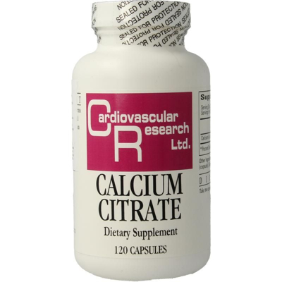 Afbeelding van Cardio Vasc Res Calcium Citraat 165 Mg 120ca