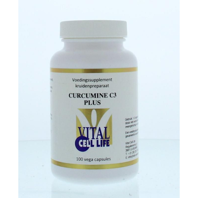 Afbeelding van Vital Cell Life Curcumine C3 Plus, 100 Veg. capsules