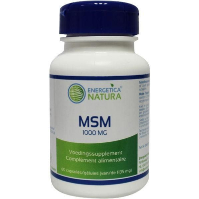 Afbeelding van Energetica Nat MSM 1000 mg 60 capsules