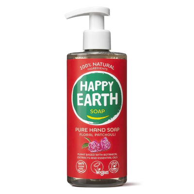 Afbeelding van Happy Earth Pure Hand Soap Floral Patchouli 300ML