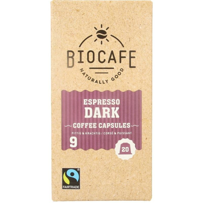 Afbeelding van Bio Cafe Koffiecapsules Espresso Multi verpakking 6x100GR