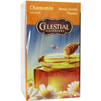 Afbeelding van Celestial Seasonings Thee Honey Vanilla Chamomile 20ST
