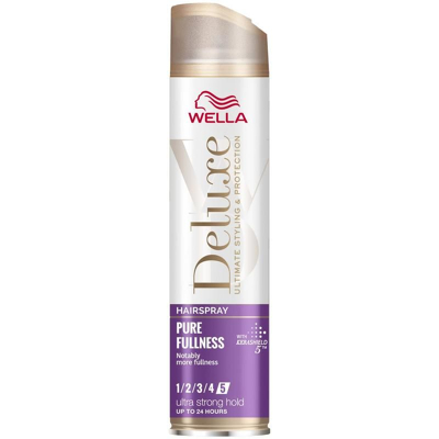 Afbeelding van Wella Deluxe Pure Fullness Hairspray, 250 ml