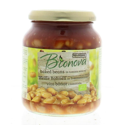 Afbeelding van Bionova Witten bonen in tomatensaus 340 g