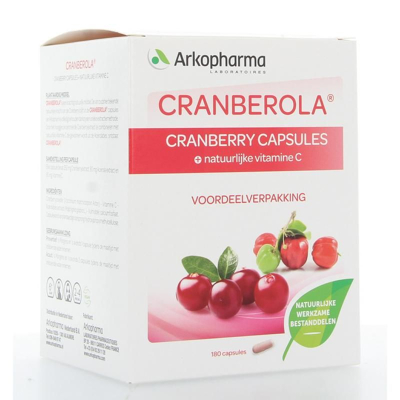 Afbeelding van Cranberola Cranberry capsules, 180 Veg. capsules
