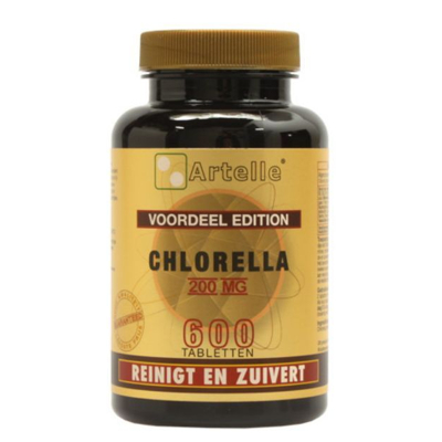 Afbeelding van Artelle Chlorella 200 mg 600 tabletten