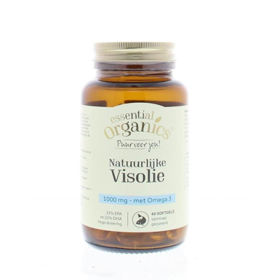 Afbeelding van Essential Organics Organ Visolie natuurlijk puur 60 capsules