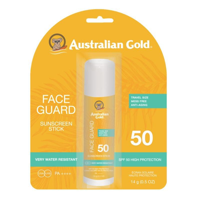 Afbeelding van Australian Gold Zonnebrand SPF 50 Face Guard Stick Zonnebrandcrème 14 gr