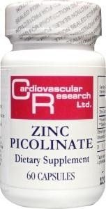 Afbeelding van Cardio Vasc Res Zink Picolinaat 25mg, 60 capsules