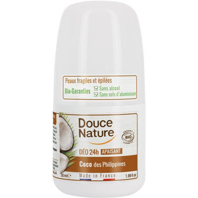Afbeelding van Douce Nature Deodorant Roll On met Kokos 24h Bio, 50 ml