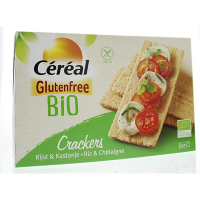 Afbeelding van Cereal Crackers Rijst en Kastanje 250 gram