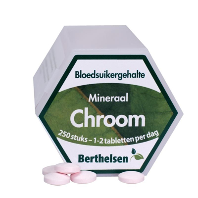 Afbeelding van Berthelsen Chroom Picolinaat 62,5 Mcg, 250 tabletten