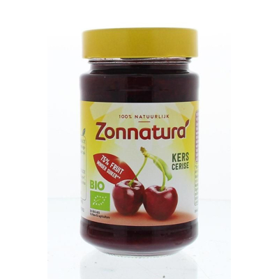 Afbeelding van Zonnatura Fruitspread kers 75% 250 g