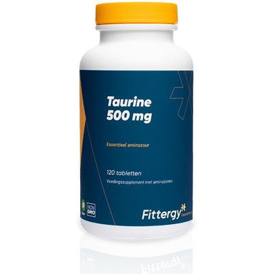 Afbeelding van Fittergy Taurine 500 mg 120 tabletten