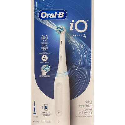 Afbeelding van Oral B Elektrische Tandenborstel Io Series 4 White, 1 stuks
