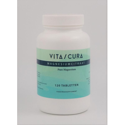 Afbeelding van Vitacura Magnesium citraat 200 mg 120 tabletten