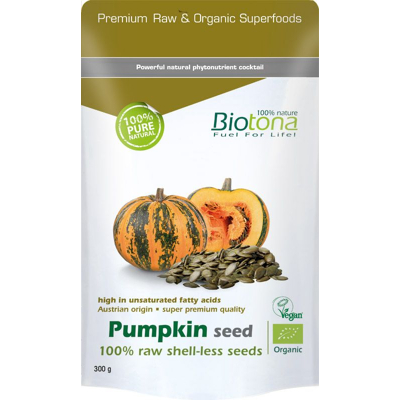 Afbeelding van Biotona Pumpkin seed raw bio 300 g