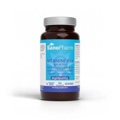Afbeelding van Sanopharm Vitamine B12 Bio Actief Zuigtabletten
