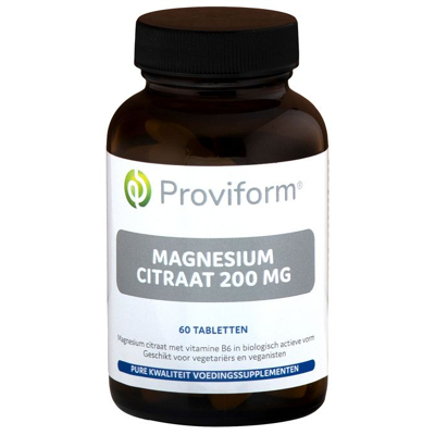 Afbeelding van Proviform Magnesium Citraat 200 Mg &amp; B6, 60 tabletten