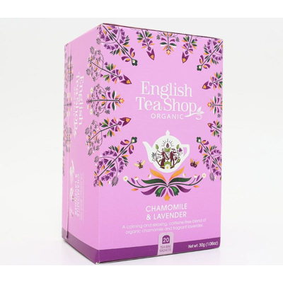 Afbeelding van English tea Shop Chamomile &amp; lavender bio 20 zakjes
