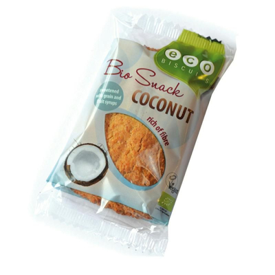 Afbeelding van Eco Biscuit Kokos Bio Snack Multi verpakking 20x55GR