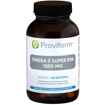 Afbeelding van Proviform Omega 3 Super Epa 1200 Mg, 60 Soft tabs