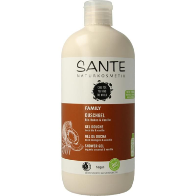 Afbeelding van Sante Family showergel coconut &amp; vanilla bio 500 Milliliter