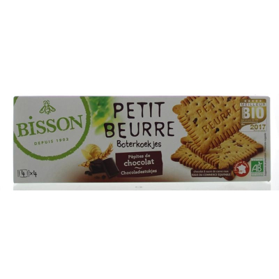 Afbeelding van Bisson Biscuitjes met Stukjes Chocolade Bio, 150 gram