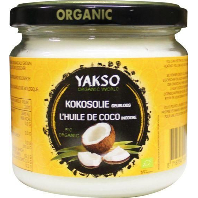 Afbeelding van Yakso Kokosolie Geurloos Bio, 320 ml