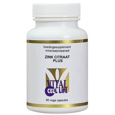 Afbeelding van Vital Cell Life Zink Citraat Plus, 60 capsules