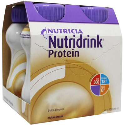 Afbeelding van Nutridrink Proteine mokka 200 ml 4 stuks