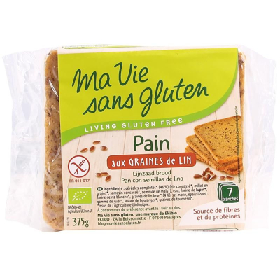 Afbeelding van Ma Vie Sans Brood lijnzaad bio glutenvrij 375 g