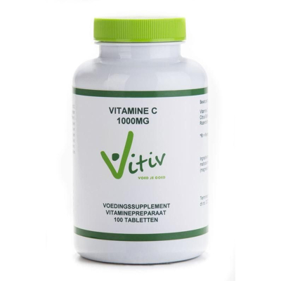 Afbeelding van Vitiv Vitamine C1000 100 tabletten