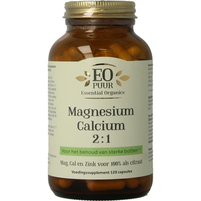 Afbeelding van Essential Organics Organ Magnesium calcium 2:1 puur 120 vcaps